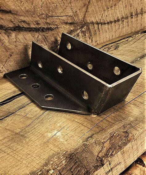 faux metal beam brackets|rustic metal brackets for beams.